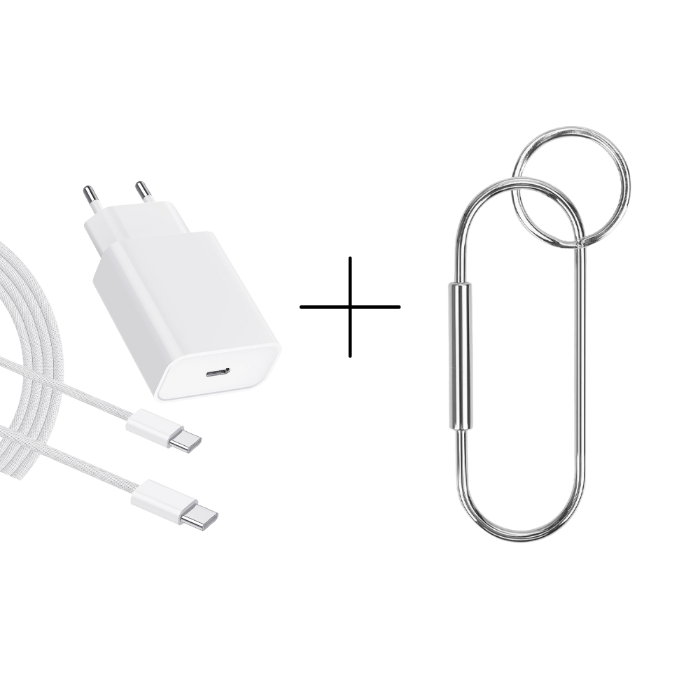 Chargeur USB-C + Porte-clés